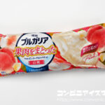 明治ブルガリア 果肉をまとったフローズンヨーグルトデザート 白桃