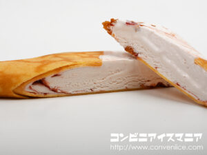 森永製菓 ザ・クレープ 苺のチーズケーキ味